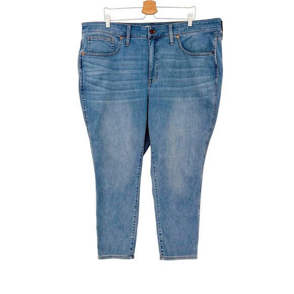 NWT Madewell Plus 10" High-Rise Skinny Crop Jeans in Carlton Wash Size 24W - Picture 11 of 12